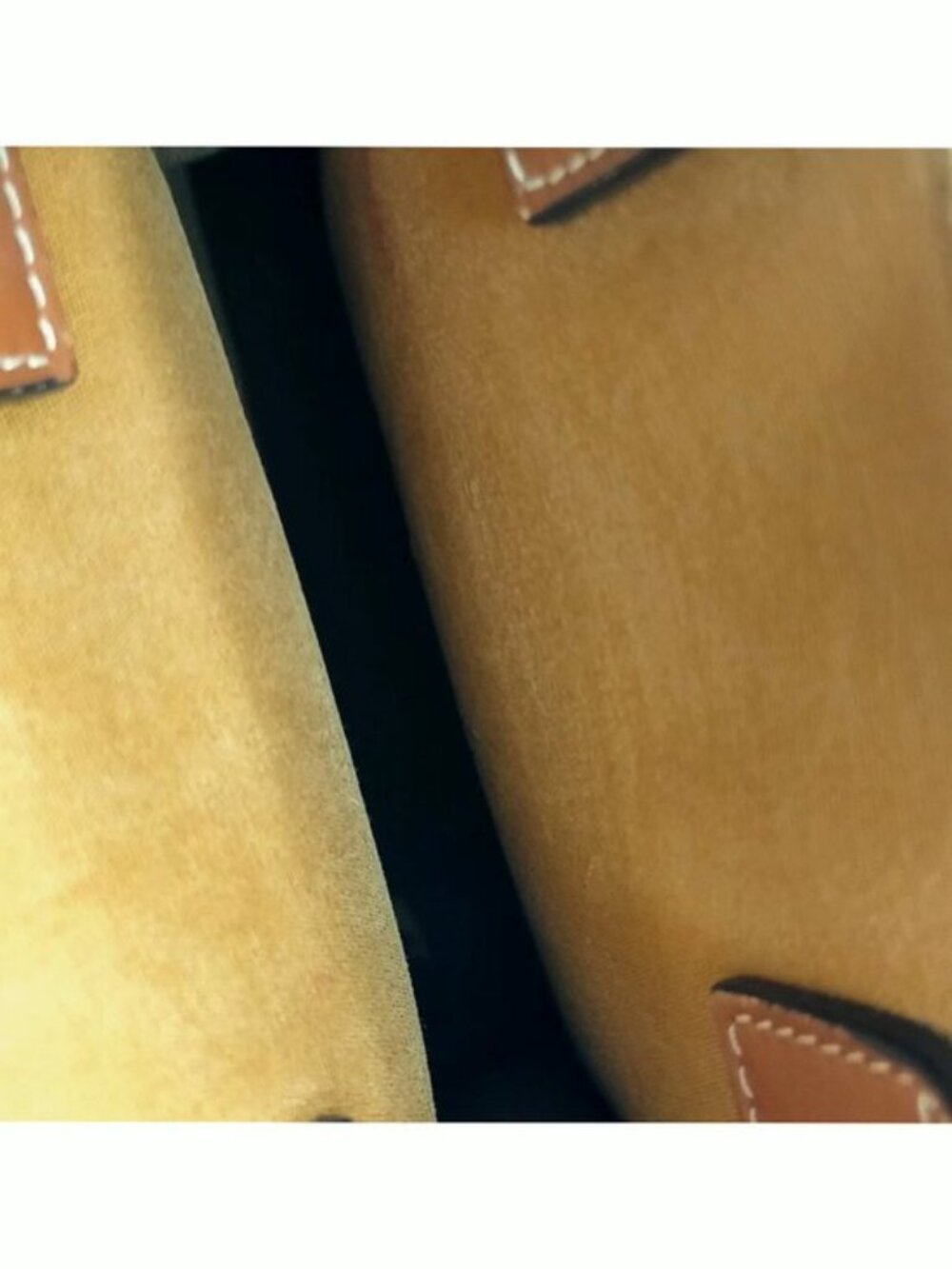 Authentic Celine Mini Vertical Cabas Triomphe Canvas Crossbody Tote Brown Logo - Picture 15 of 16